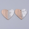 Resin & Wood Pendants RESI-R428-12B-2