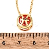 Brass Pave Cubic Zirconia Birth Stone Constellation Pendant Cable Chain Necklaces NJEW-D334-01G-05-5