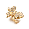 925 Sterling Silver Micro Pave Clear Cubic Zirconia Beads STER-M018-05G-2