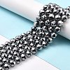 Terahertz Stone Beads Strands G-D461-17B-4