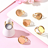 8Pcs 304 Stainless Steel Cuff Ring Settings STAS-BBC0008-13D-5