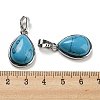 Natural & Synthetic Mixed Gemstone Pendants G-I358-B-4
