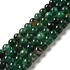 Natural Fuchsite Beads Strands G-D470-12A-1-1