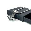 Stainless Steel Goat Hammer Pendant Men's Necklaces FE5422-1