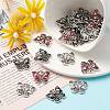 30Pcs 3 Colors Alloy Enamel Pendants ENAM-CJ0004-23-5