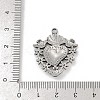 304 Stainless Steel Pendants STAS-D366-05B-P-3