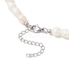 Natural Cultured Freshwater Pearl Rice Beaded Necklaces for Women NJEW-JN05337-02-5