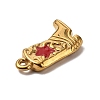 304 Stainless Steel Enamel Pendants LS-STAS-P395-07G-2