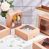 Folding Kraft Paper Cardboard Jewelry Gift Boxes CON-WH0092-25C-5