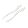 Opaque Acrylic Hair Sticks OHAR-C011-03C-1
