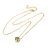 Brass Pave Cubic Zirconia Birth Stone Constellation Pendant Cable Chain Necklaces LS-NJEW-D334-01G-01-4