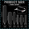 6Pcs 6 Styles Acrylic Drawing Template AJEW-BC0009-05-2
