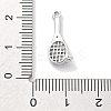 Rack Plating Brass Clear Cubic Zirconia Pendants KK-M102-17P-A-3