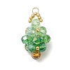 Glass Christmas Tree Pendants PALLOY-MZ00976-02-1
