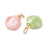 Handmade Porcelain Pendants PALLOY-JF05901-2