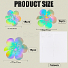 Laser Self-Adhesive 3D PVC Wall Stickers DIY-WH0013-69-2