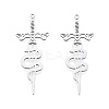 Non-Tarnish 201 Stainless Steel Big Pendants STAS-N090-LA976-1-2