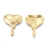 Ion Plating(IP) 201 Stainless Steel Pendants STAS-N098-065LG-1