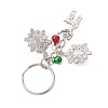 Alloy with Cubic Zirconia  Keychain KEYC-JKC00865-4