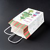 Christmas Theme Kraft Paper Gift Bags LS-CARB-L009-A10-3
