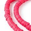 Handmade Polymer Clay Beads Strands CLAY-R089-6mm-Q093-4