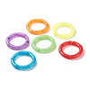 Acrylic Tube Beaded Stretch Bracelets Set BJEW-JB07773-1