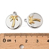 304 Stainless Steel Pendants STAS-T068-54A-GP-3