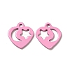 Spray Painted 201 Stainless Steel Charms STAS-G304-15A-1