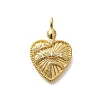 Rack Plating Brass Micro Pave Cubic Zirconia Pendants KK-M296-07G-1
