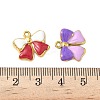 304 Stainless Steel Enamel Pendants STAS-I346-44G-02-3