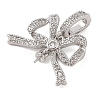 Brass Micro Pave Cubic Zirconia Peg Bails LS-KK-N256-16P-2
