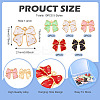 10Pcs 5 Colors Spray Painted Alloy Pendants FIND-TA0005-16-3