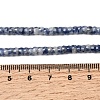 Natural Blue Spot Jasper Heishi Beads Strands G-A299-A14-01-5