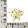 Brass Enamel Micro Pave Cubic Zirconia Pendants KK-Z042-11G-01-3