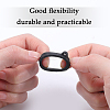 50Pcs 5 Style Silicone Rings with 5 Strands Rubber Lanyard Straps Anti-Loss Pendant Holder DIY-GF0008-03-6