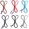 6Pcs 6 Colors Faux Suede Neck Strap for Eyeglasses AJEW-CL0001-48B-1