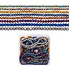 16 Strands 8 Colors Electroplate Transparent Glass Beads Strands EGLA-CD0001-04-1