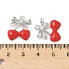Brass Micro Pave Cubic Zirconia Pendants KK-S532-09P-3