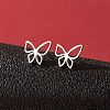 Stainless Steel Stud Earrings for Women PW-WGFE412-18-1