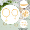 DELORIGIN DIY Charms Finger Ring Making Kit DIY-DR0001-24-3