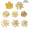 160Pcs 8 Styles CCB Plastic Beads CCB-YW0001-35-2