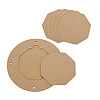 Medium Density Fiberboard (MDF) Portable Clay Wedging Board with Built AJEW-WH0270-255-7