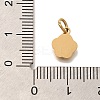 PVD Vacuum Plating 304 Stainless Steel Enamel Charms STAS-U035-06G-3