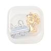 2 Set 2 Style Alloy Magnetic Slide Lock Clasps FIND-YW0001-24-5