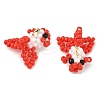 MIYUKI Round Glass Seed Beads Glass Pendants PALLOY-MZ01451-01-1