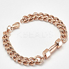 304 Stainless Steel Cuban Link Chain Bracelets for Men FS-WGF5D74-02-1