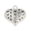 Hollow Brass Pendants for Valentine's Day KK-M289-03L-P-1