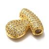Brass with Cubic Zirconia Pendants KK-Q818-02T-G-2