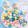 1 Set Resin Round Beads Set RESI-PH0002-03-4
