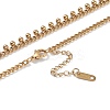304 Stainless Steel Enamel Chain Necklaces LS-NJEW-P302-03G-4